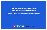 Release Notes & Help Guides - Zoho CRM · II. Stop sending automatic email campaigns to the leads that have responded to one of the email campaigns Consider that you have set a workflow