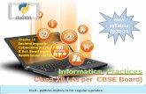 Informatics Practicespython.mykvs.in/presentation/presentation2021/class xii/informatics... · STEPS TO PROTECT YOURSELF AGAINST CYBER CRIME 1. Make sure your security software is