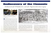 Mineral Waters Spectroscopy - UNT Chemistry...Mineral Waters and Spectroscopy James L. Marshall, Beto Eta 1971, and Virginia R. Marshall, Beto Eta 2003, Department of Chemistry. University