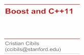 Boost and C++11stanford.edu/.../lectures/lecture08/08-BoostC++11.pdf · Boost CS106B assignment CS106L assignment How much C++ you need to know to fully understand... Hello World