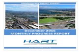 December 2016 MONTHLY PROGRESS ... Honolulu Rail Transit Project Monthly Progress Report December 2016
