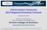Old Dominion University 2017 Regional Economic Forecast€¦ · Sequestration ATRA2012 BBA 2013 BBA 2015 forecast 11 Caps on Department of Defense Discretionary Spending, FY 2012