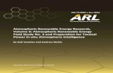 Atmospheric Renewable Energy Research, Volume 6: Atmospheric … · 2018-12-18 · Atmospheric Renewable Energy Field Study no. 3 (ARE3) promotes this quest by furthering the acquisition