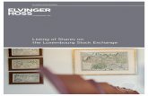 Brochure Listing of Shares on the Luxembourg Stock ... · The Luxembourg Stock Exchange (the “LSE”) was set up in 1927 and operates two markets, the regulated market “Bourse