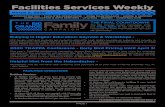 Facilities Services Weekly · 02/03/2020  · • Chi Omega Sorority – Rekeyed locks. • •Phi Mu Sorority – Repaired locks. • Conference Center – Installed locks. • Alpha