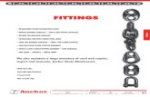 Fittings - anchormarinehouston.com · fittings fittings shackles and fittings approximate weights of shackles and fittings chain diameter Ø kenter shackle joining shackle anchor