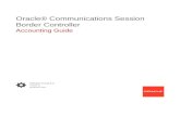 Border Controller Oracle® Communications Session ... · ACLI Instructions and Examples2-5. Accessing the Accounting and Accounting Servers Configuration2-5. Setting Up the Account