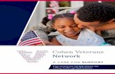 A CASE FOR SUPPORT - cohenveteransnetwork.org€¦ · Studies conducted by USC’s Center for Innovation & Research on Veterans & Military Families show that 40% of veterans who come
