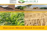 Harvest Weed Seed Control - AHRIahriuwae/wp-content/uploads/...Annual weed control through seed bank management Targeting weed seeds at crop harvest is represents an opportunity to