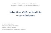 Infection VHB: actualités + cas cliniques · Hepatitis B virus infection. Lee WM. N Engl J Med. 1997 Dec 11;337(24):173345. Dienstag et al, N Engl J Med 99, Hui et al, Hepa- tology