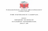 TUGGERAH LAKES SECONDARY COLLEGE THE ENTRANCE …€¦ · TUGGERAH LAKES SECONDARY COLLEGE . THE ENTRANCE CAMPUS . HSC . SENIOR SCIENCE . STUDENT HANDBOOK . 2017-18 . Table of Contents