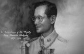 In Remembrance of His Majesty King Bhumibol Adulyadej 1927 - … · 2018-01-23 · •Leave work < 3 days 61,658 cases •Leave work > 3 days 26,902 cases •Lost of organ ...