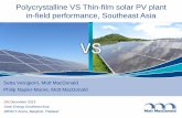 Polycrystalline VS Thin-film solar PV plant in-field ...solar-media.s3.amazonaws.com/assets/presentations/seasia...1.2 GW of Solar PV plants in Thailand and SE Asia –> 700 MW p for