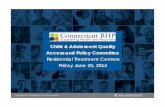 Child & Adolescent Quality Access and Policy Committeeover-representation of African American and Hispanic youth in the RTCs. • There is under-representation of Caucasian youths.