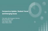 Coronavirus Update: Student Travel and Emerging Issues · • Don’t let the stress / fatigue seep into the upsides ... Weigh All Related Risks: Have you considered institutional,