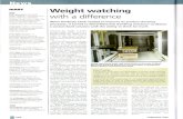 DIARY Weight watching with a differenceSimon tVard, managing director of Ward Materials Handling Solutions, was contacted by Bower to design, manufacture and com-mission a checkweighing