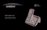 DECT2080 and DECT2882 Series · sheet UNIDEN CORDLESS TELEPHONES DECT2080 and DECT2882 Series UC536BV(DECT2080-2) OM.indb 1 3/24/2008 4:53:43 PM