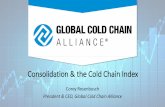 Consolidation & the Cold Chain Index - Corey.pdfMost Refrigerated Warehouse stakeholders—two-thirds—consider market conditions for the Cold Chain better now compared to five years