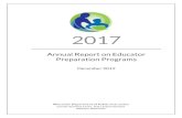 Annual Report on Educator Preparation Programs · 2017 Annual Report on Educator Preparation Programs – Page 4 Between September 1, 2015, and August 31, 2016, 4,905 candidates completed