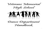Veterans Memorial High Schoolvmhsdance.weebly.com/uploads/1/6/7/6/16768646/vmhs... · 2. Black/ Pink/ Tan tights or leggings 3. Black shorts, tights or ballet skirt 4. Jazz pants