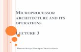 M ICROPROCESSOR ARCHITECTURE AND ITS OPERATIONSgn.dronacharya.info/.../5th_sem/Microprocessors/Unit-1/Lecture03.pdf · 8085 A15-A8 Latch AD7-ADO — Given that ALE operates as a pulse