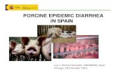 PORCINE EPIDEMIC DIARRHEA IN SPAIN - USDA-APHIS · The cab of the truck, including floor-boards, pedals, steering wheel, gear shift handle, door handles, etc, must be cleaned and