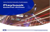 Lane Rental Industry Publication Playbook · The Project . In order to provision external access to Playbook the server and database architecture had to be scaled to accommodate the