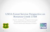 USDA Forest Service Perspective on Bonanza Creek LTER€¦ · USDA Forest Service Perspective on Bonanza Creek LTER Paul D. Anderson, Program Manager Ecosystem Process and Function