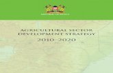 AGRICULTURAL SECTOR DEVELOPMENT STRATEGY€¦ · 1.2.2 Strategy for Revitalizing Agriculture.....3 1.2.3 Vision 2030 ... Settling Landless Poor ... AgGDP Agricultural Gross Domestic