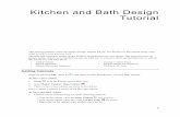 Kitchen and Bath Design Tutorial - Chief Architect …...1 Kitchen and Bath Design Tutorial This tutorial continues where the Interior Design Tutorial left off. You should save this