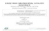 EAST BAY MUNICIPAL UTILITY DISTRICT Plan and profile of the entire LAF1 alignment in an AutoCAD Civil 3D 2016 and Microstation V8i formats, including WEKO seal locations. The plan