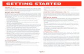 GETTING STARTED - YMCA of Superior California - YMCA of ... · 9. Core – Concentrate on your core with exercises that train the front, back, and sides of your midsection. There’s