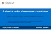 Engineering models of decompressive craniectomy · Decompressive craniectomy can be used to control refractory intracranial hypertension post TBI. Associated with a number of complications