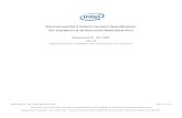 Environmental Product Content Specification for Suppliers ... · Intel suppliers and outsourced manufacturers. Why use it Intel sets high environmental compliance standards for its