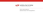 UV-VIS HPLC Detectors & Supplies - Visacon · HPLC (High Performance Liquid Chromatography) instruments and supplies. In the past we have only offered these products and services