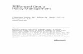Planning Guide for Advanced Group Policy …download.microsoft.com/.../AGPM40_PlanningGuide.d… · Web viewAdvanced planning topics for security, high availability, fault tolerance,