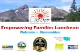 Welcome ~ Bienvenidos - Latino Community Association · Welcome ~ Bienvenidos . Alín Gonzalez GRACIAS ~ THANK YOU . Capacitar a nuestras familias Latinas para prosperar en la comunidad,