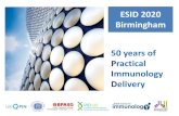 ESID 2020 Birmingham Practical Immunology Delivery · City Time Trains per day Paris 4 hrs 27 mins 16 Brussels 4 hrs 2 mins 7 ACCESSIBLE BIRMINGHAM Air –Birmingham Airport • 140