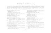 INDEX TO VOLUME 88 - Sora · 2015-03-04 · 968 Index to Volume 88 [Auk, Vol. 88 Aquila chrysaetos, 186 A. chrysaetos canadensls, 427 Ardea occidentalis, 668 Aythya affinis, 184-185