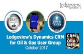 Ledgeview Dynamics CRM Oil & Gas User Group...• Click on track • To track emails or appointments to CRM and associate them to a record in CRM: • Select the email or appointment