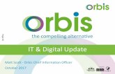 the compelling alternative · 2017/18 2018/19 £000s £000s Orbis Operating Budget 16,883 15,923 BHCC Operating Budget 3,757 3,498 20,640 19,420 SCC MoBo Budget 12,513 12,531 ESCC
