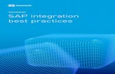 WHITEPAPER SAP integration best practices · financials, human capital management, supplier relationship management, enterprise performance management, and many others. Businesses