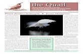 Volume 58, Number 5 February 2013 Plume Hunters in Oregon ... · David Sibley, author of The Sibley Guide to Birds, said Renée’s novel “offers a fascinat-ing glimpse into the