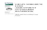 GRAIN SORGHUM LOSS - USDA ... United States Department of Agriculture ADJUSTMENT Federal Crop Insurance
