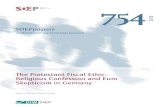 The Protestant Fiscal Ethic: Religious Confession and Euro ... · costly given that it occurred during a recession (Alesina, Barbiero, Favero, Giavazzi, and Paradisi, 2015). Religious