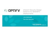 Design Patterns submitted - events.static.linuxfound.org · Security Design Patterns for NFV. Foundational Security Applying Zero Trust* to NFV n * No More Chewy Centers: The Zero