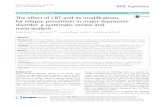 The effect of CBT and its modifications for relapse prevention in … · 2018-02-23 · RESEARCH ARTICLE Open Access The effect of CBT and its modifications for relapse prevention