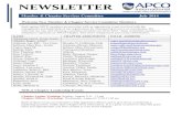 Member & Chapter Services Committee July 2014 · MCSC Newsletter - July 2014 2 APCO Institute - Pre- & Post- APCO Conference Courses COMMUNICATION CENTER SUPERVISOR 4TH COURSE Dates: