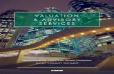 VALUATION & ADVISORY SERVICES · quality valuation and consulting services across a comprehensive range of property types. Utilising our industry experience, market knowledge and