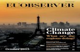 Climate Change - Amazon S3 · 2015-10-05 · Magazine euobserver.com Climate Change The road to Paris Nations talk, but cities act 4 8 Smart cities helping to improve our lives and